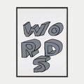 Words, 2008 by David Shrigley | Monitillo Gallery
