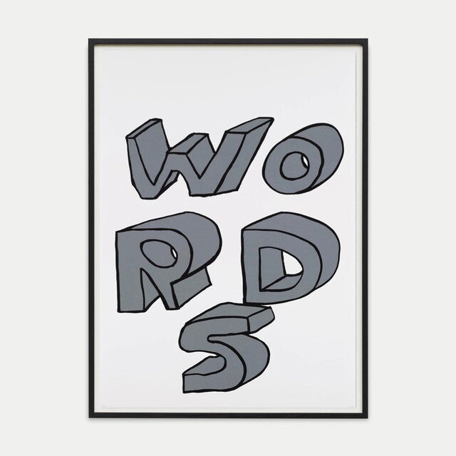 Words, 2008 by David Shrigley | Monitillo Gallery