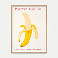 Please shut up, 2022 by David Shrigley | Monitillo Gallery