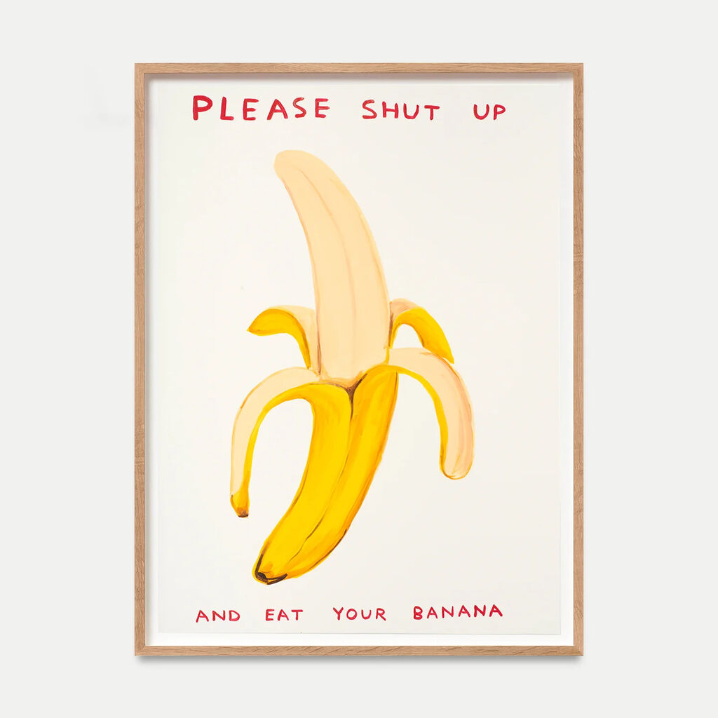 Please shut up, 2022 by David Shrigley | Monitillo Gallery