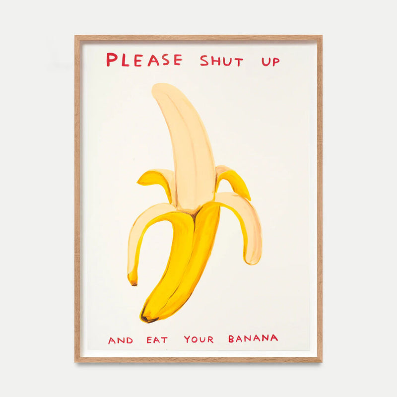 Please shut up, 2022 by David Shrigley | Monitillo Gallery
