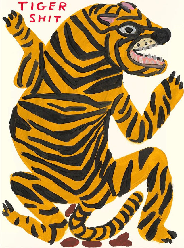 Tiger shit, 2021 by David Shrigley | Monitillo Gallery