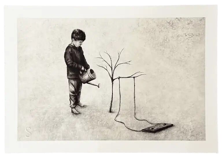 Waiting, 2024 by Andrew Scott | Monitillo Gallery